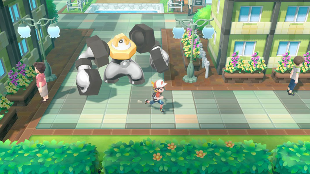 Melmetal nos jogos Pokémon: Let’s Go, Pikachu! e Pokémon: Let’s Go, Eevee!