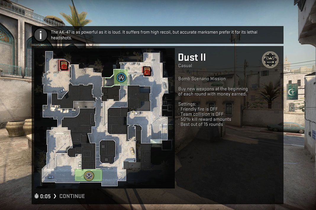 Mapa CS:GO Dust II