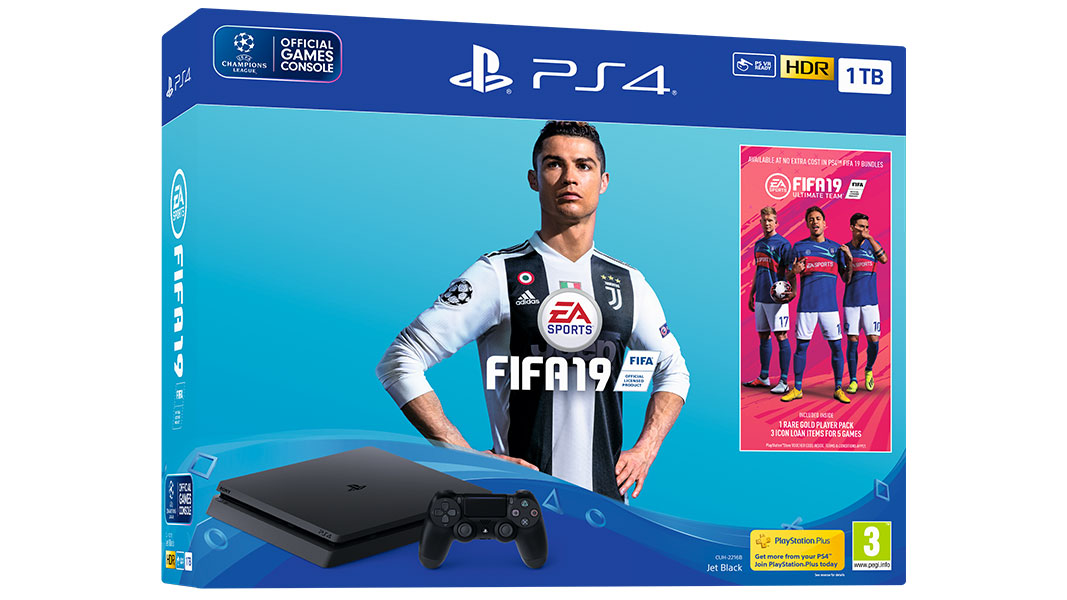 Bundle PS4 + FIFA 19 Standard Edition