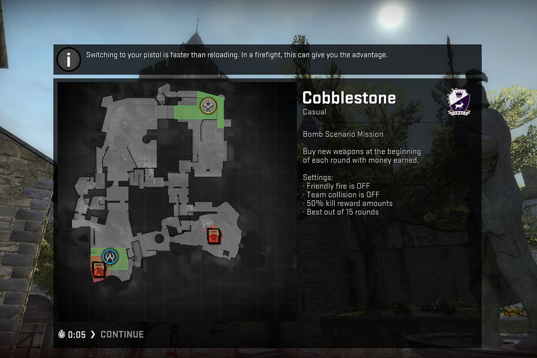 Mapa CS:GO Cobblestone
