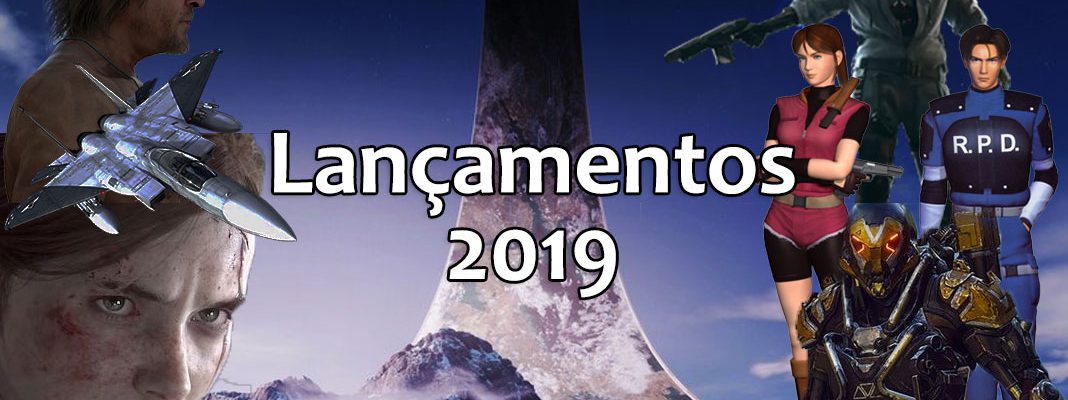 Principais lançamentos de videojogos para 2019