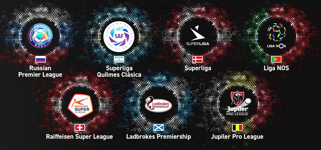 PES 2019 - Ligas licenciadas