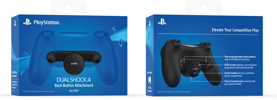 Acessório botões traseiros para DualShock 4