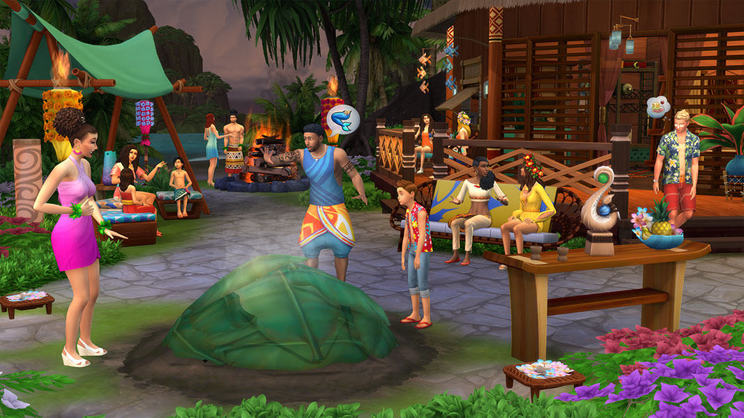 The Sims 4 Living Insland