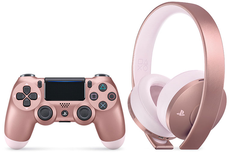 Dualshock 4 Rose Gold Edition Headset