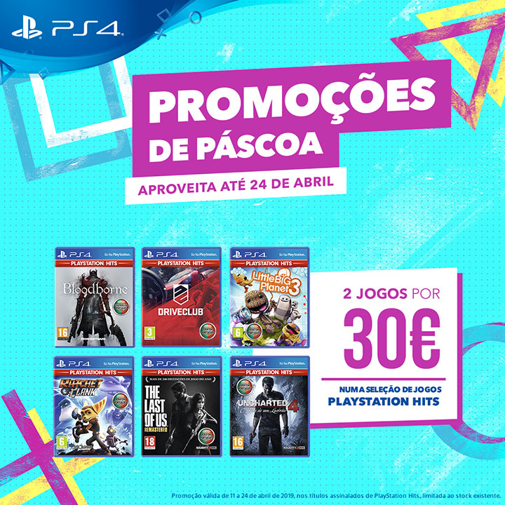 Promoções de Páscoa PlayStation