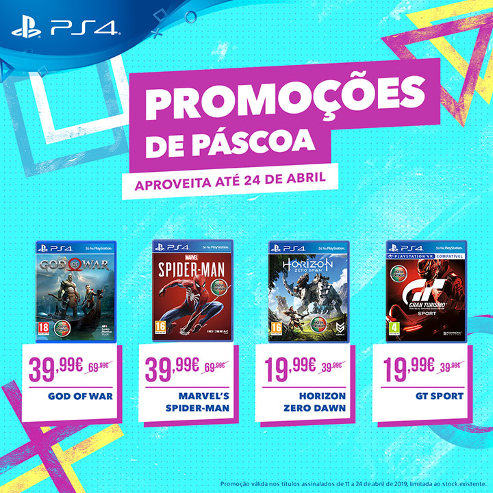 Promoções de Páscoa PlayStation