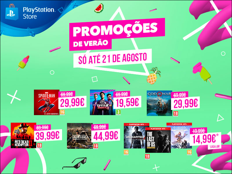 Promoções de Verão PlayStation