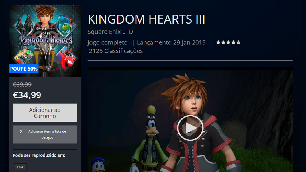 Kingdom Hearts III - PlayStation Store