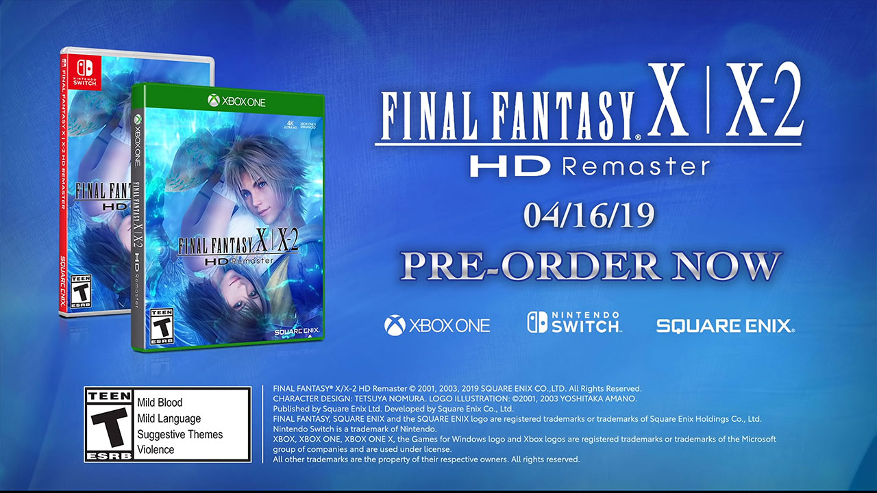 Final Fantasy X / X-2 HD Remaster