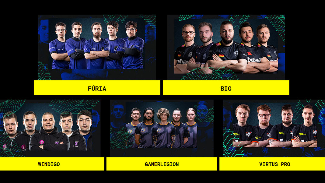 Moche XL Esports 2019 - Equipas