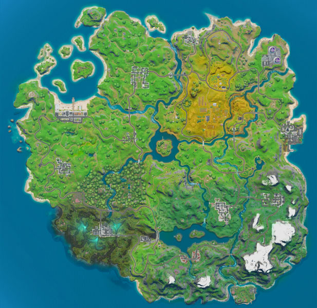 Novo mapa Fortnite