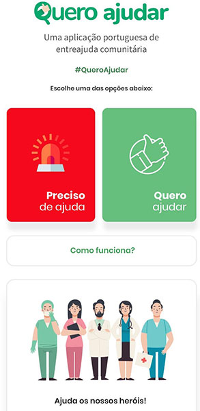 App Quero Ajudar