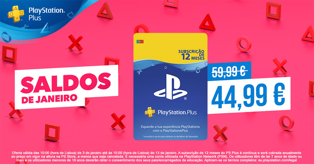 Saldos de Janeiro da PlayStation