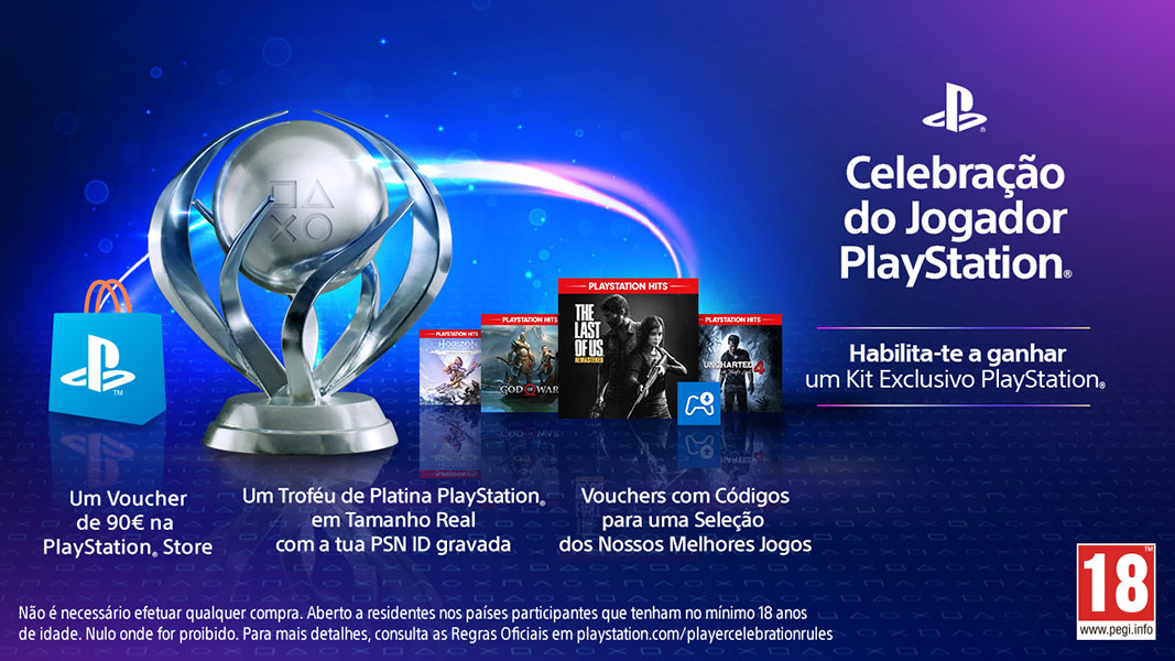 Celebração do Jogador PlayStation