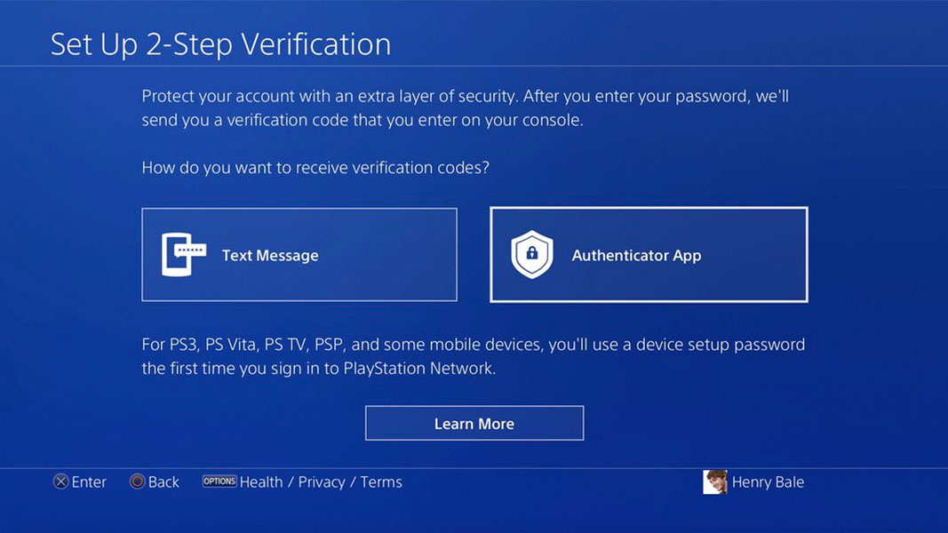 PS4 Atualização Software 8.00: Sistema de verificação em 2 etapas