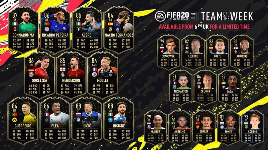 Equipa da Semana do FIFA 20