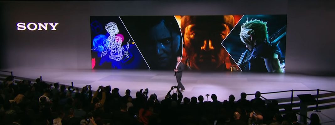 Apresentação da Sony na CES 2020