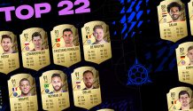 Lista ratings Top 22 jogadores com melhores classificações no FIFA 22