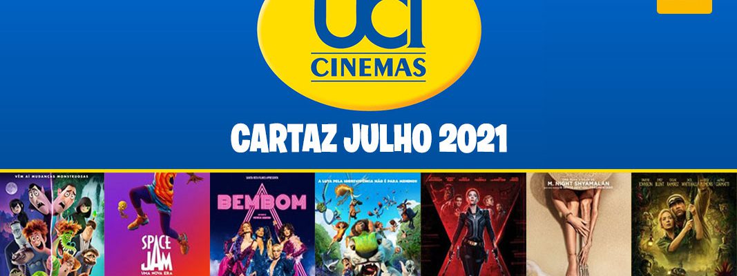 Cartaz Julho 2021 - UCI Cinemas