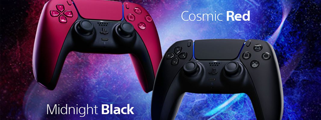 PlayStation lança DualSense Comic Red e Midnight Black