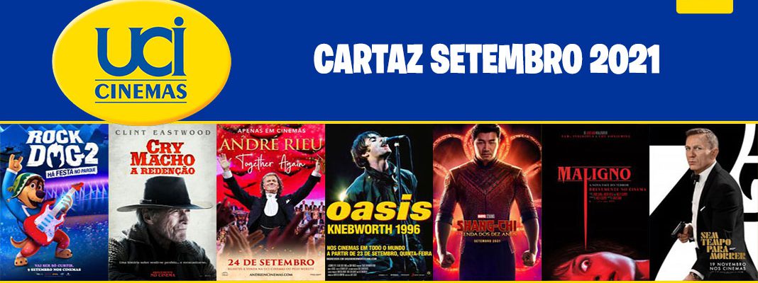 Cartaz Setembro 2021 - UCI Cinemas