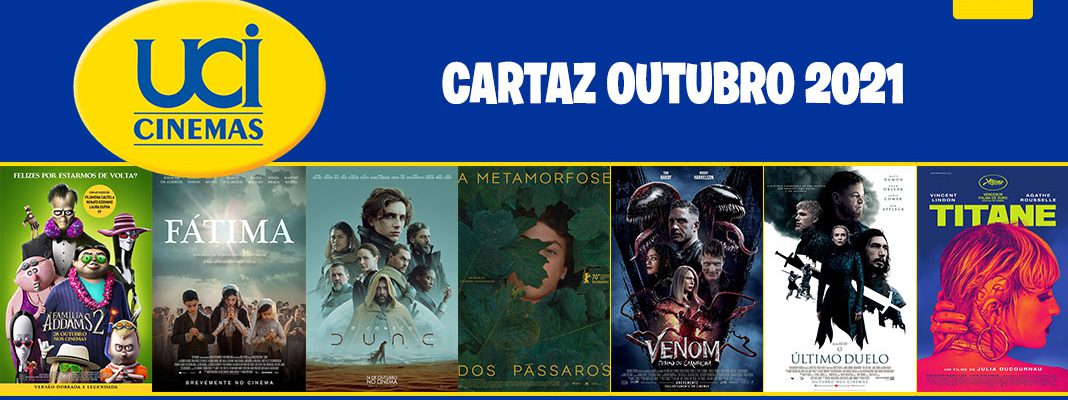 UCI Cinema Cartaz outubro 2021