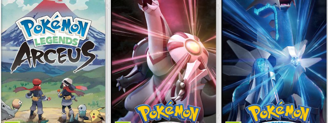 Pokémon Brilliant Diamond, Pokémon Shining Pearl e Pokémon Legends: Arceus