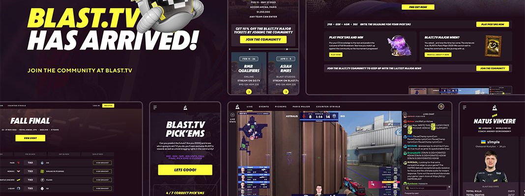 BLAST lança plataforma revolucionária para assistir a esports com BLAST.tv