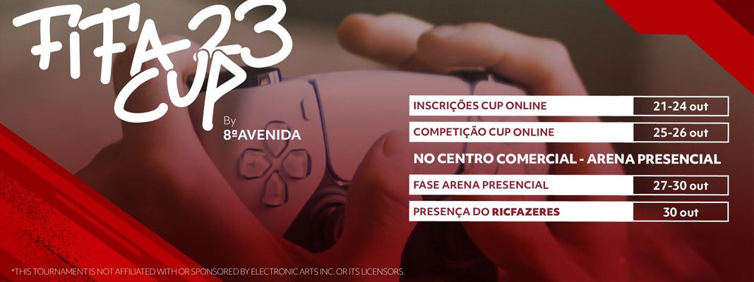 8ªAvenida recebe torneio FIFA 23 CUP