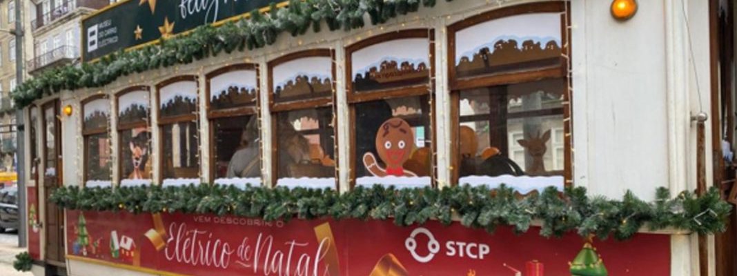 Elétrico de Natal regressa ao Porto para animar o Natal de 2022