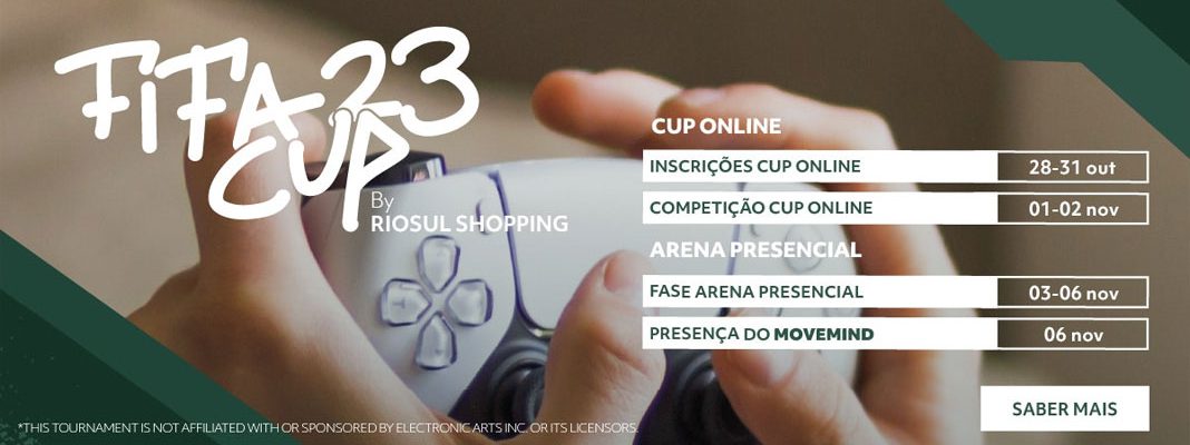 RioSul Shopping recebe torneio FIFA 23 CUP