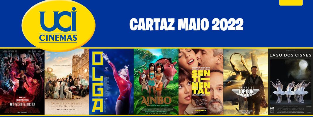 UCI Cinemas: cartaz maio 2022