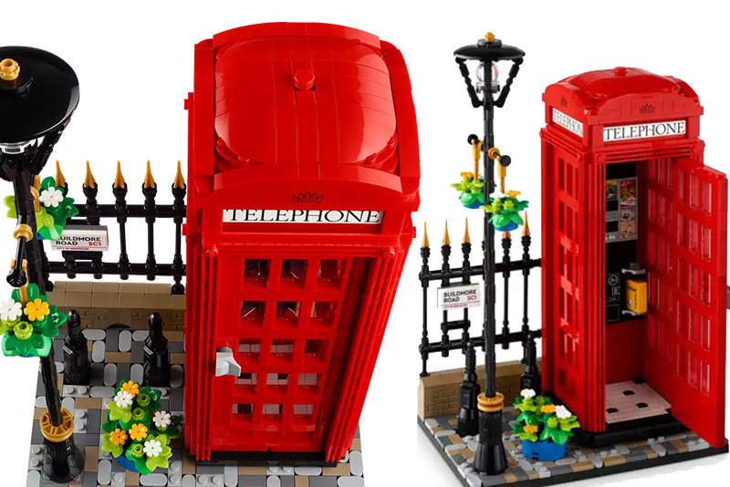 Set LEGO Ideias Red London Telephone Box