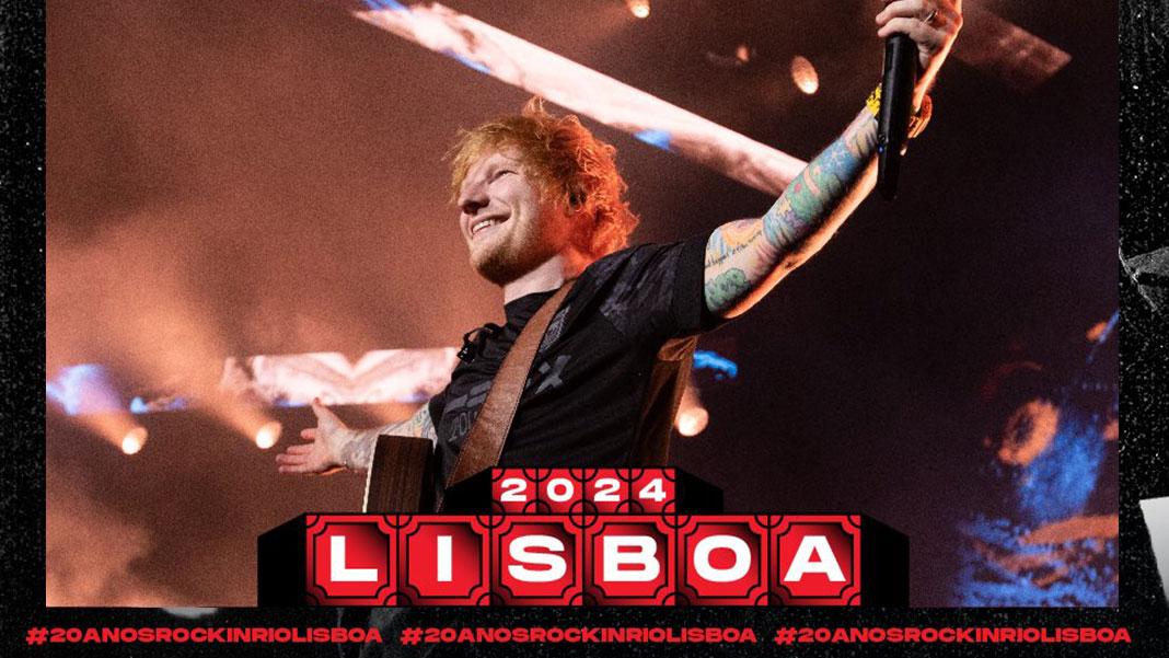 Ed Sheeran regressa ao Rock in Rio Lisboa em 2024