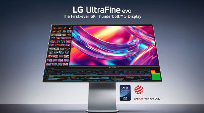 LG lança primeiro monitor 6K com Thunderbolt 5 LG UltraFine evo 6K (modelo 32U990A)