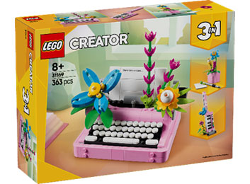 LEGO Creator 3em1 Máquina de Escrever com Flores (31169)