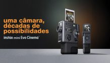 Fujifilm lança instax mini Evo Cinema, a nova câmara híbrida com foco na criatividade Fujifilm lança instax mini Evo Cinema