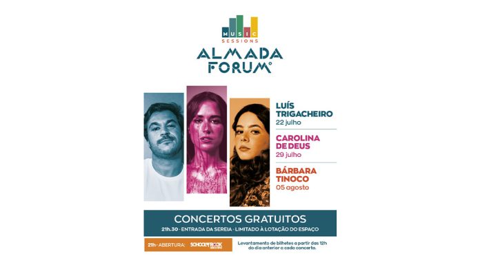 Almada Forum traz três concertos gratuitos ao ar livre durante o verão Almada Forum traz três concertos gratuitos ao ar livre durante o verão