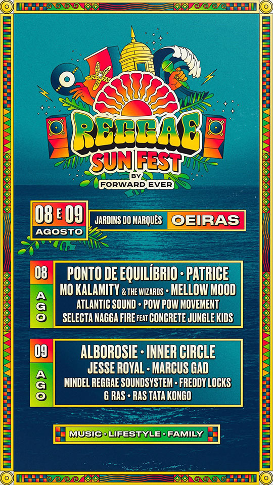 Reggae Sun Fest estreia‑se em Oeiras com dois dias dedicados à cultura reggae