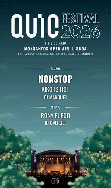 Nonstop celebram 25 anos de carreira no QUIC Festival