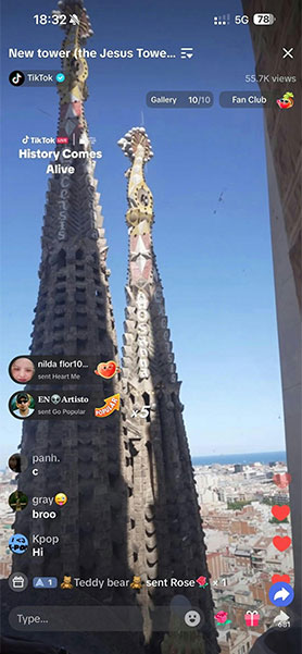 TikTok reforça aposta cultural com série especial dedicada à Sagrada Família