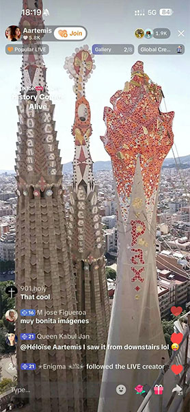 TikTok reforça aposta cultural com série especial dedicada à Sagrada Família