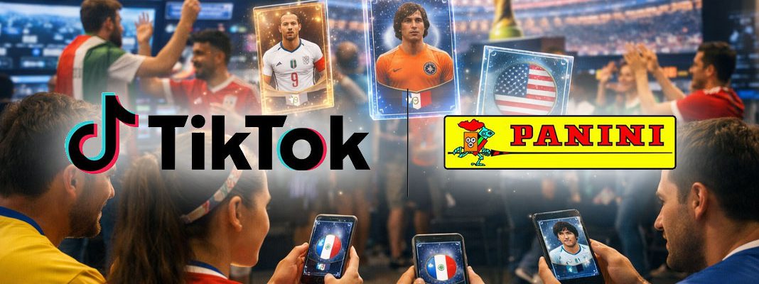 TikTok e Panini lançam coleção digital de cromos para o Mundial 2026 TikTok e Panini lançam coleção digital de cromos para o Mundial 2026